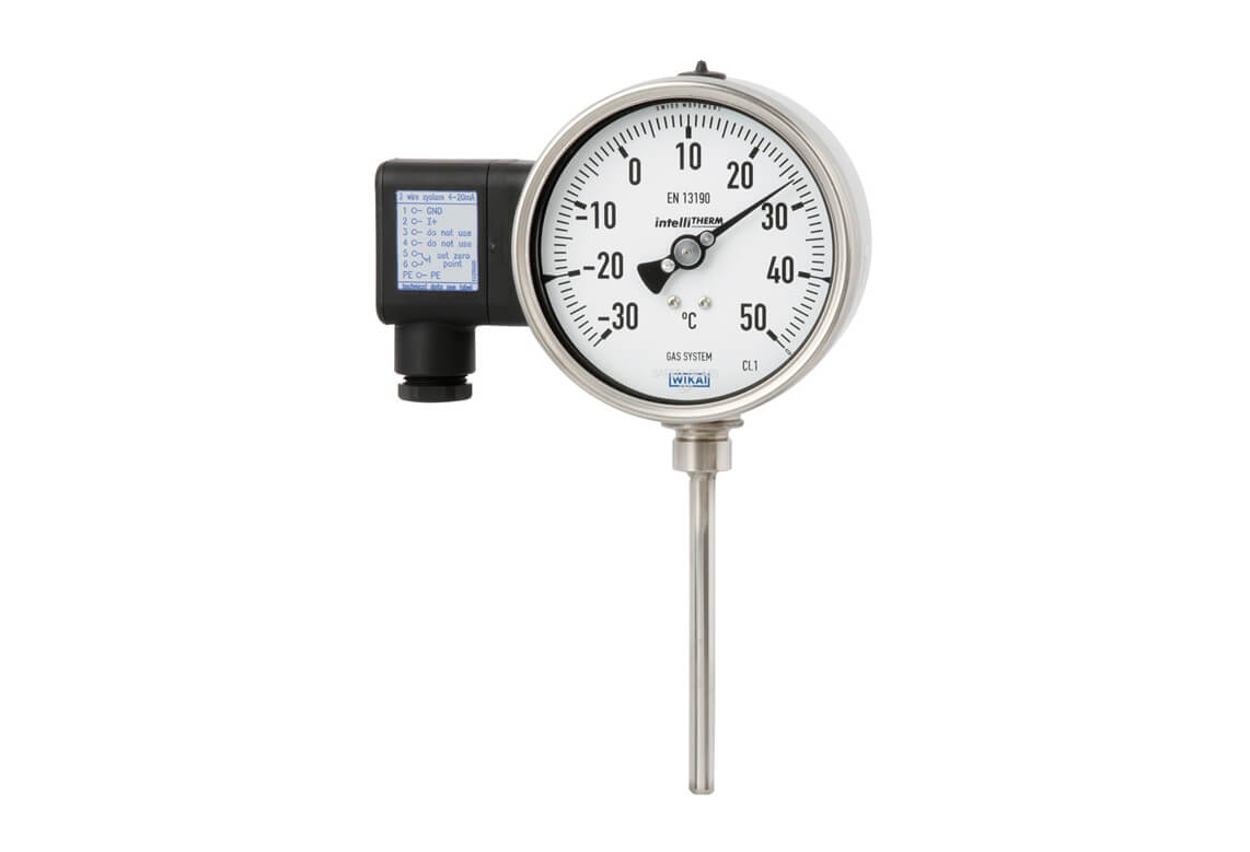 Манометрический термометр с электрическим выходным сигналом. Модель TGT73