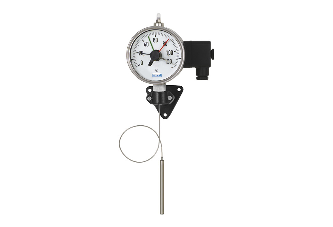 Манометрический термометр с микропереключателем и капилляром. Модель 70-8xx